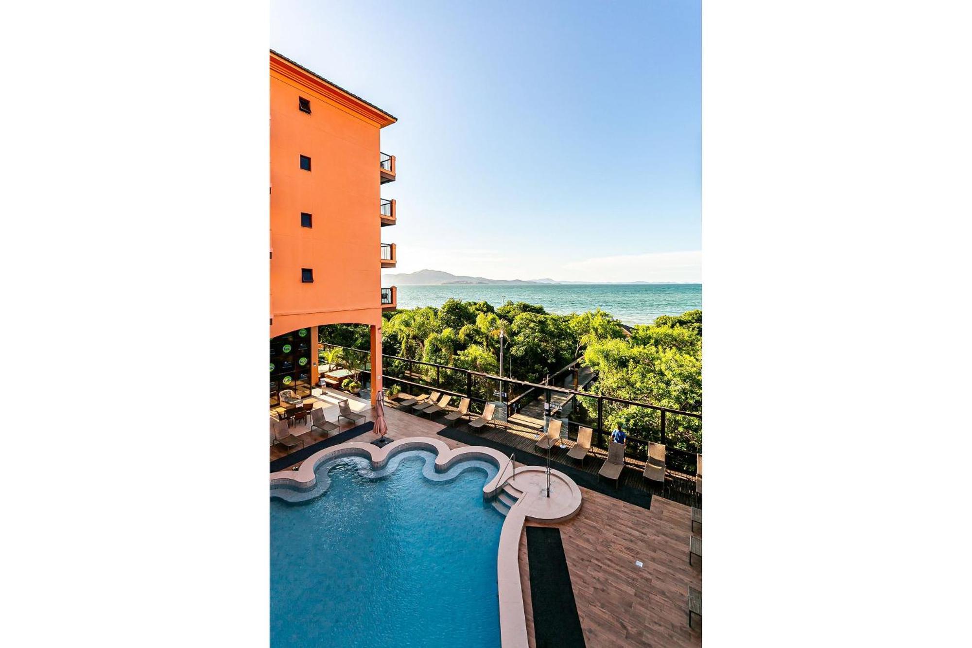 Resort Pe Na Areia - Studios Direto Com Proprietario Jbvjr ฟลอเรียนอโปลิส ภายนอก รูปภาพ